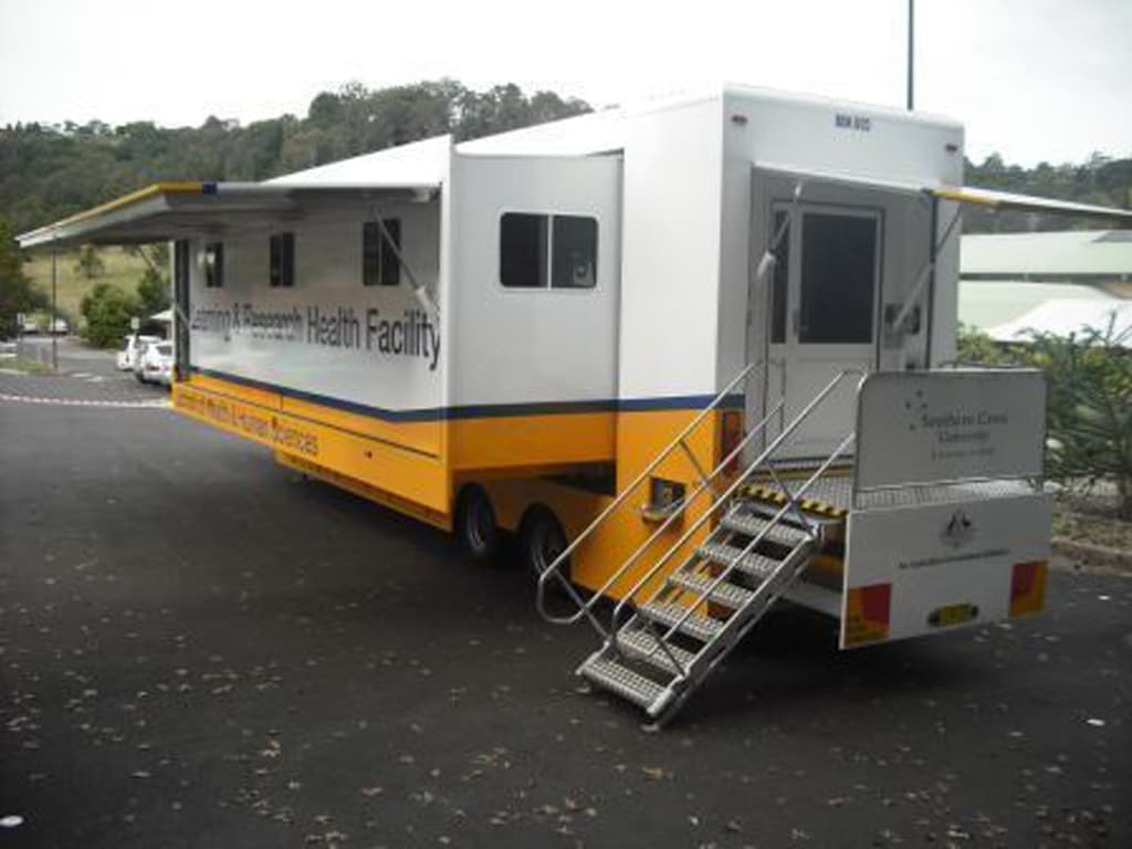 Education Southern Cross Uni Mobile Clinical Learning Facility