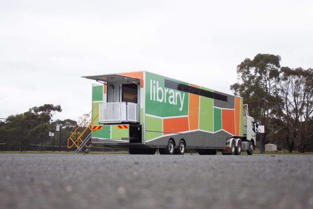 Semi-Trailer Based Mobile Libraries & Bookmobiles – Gallery