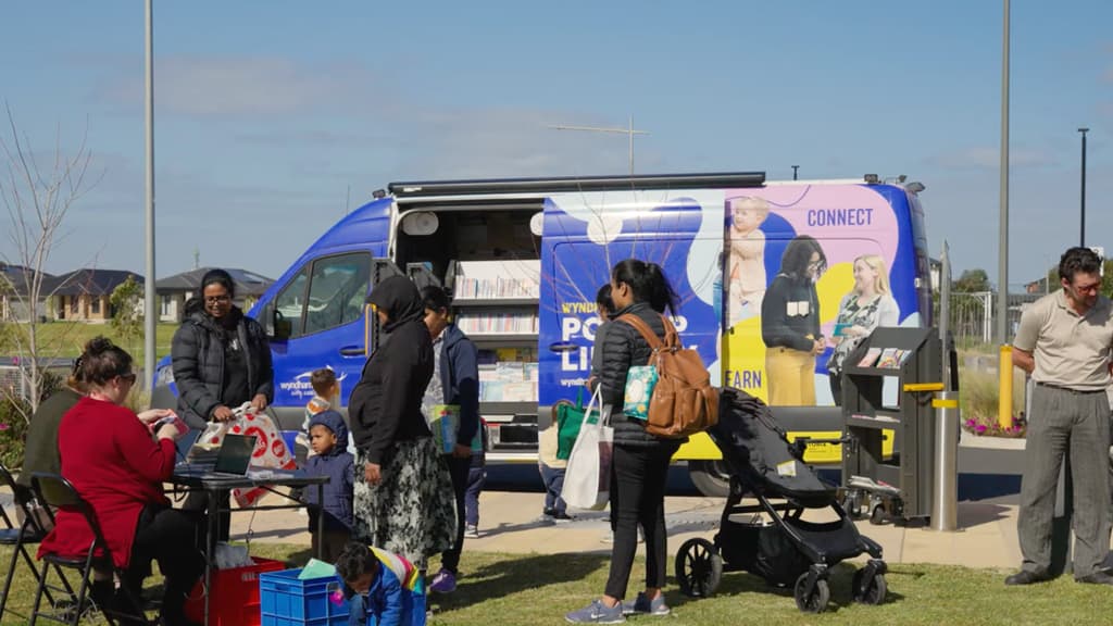 Wyndham City Libraries Pop-Up Van