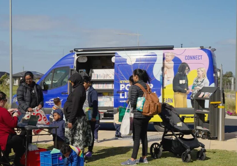 Wyndham mobile library at 12.00.23 pm