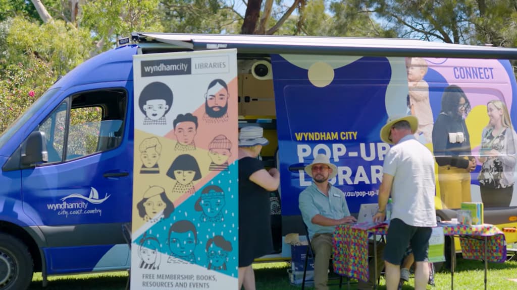 Wyndham City Libraries Pop-Up Van